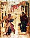 Благовещение. Икона праздничного чина иконостаса Благовещенского собора в Москве
